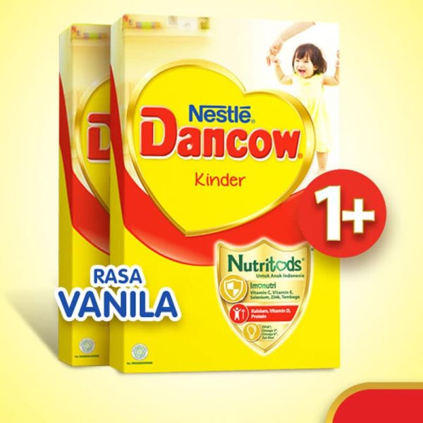 Nestle Dancow 1+ Imunutri Susu Pertumbuhan 1-3 Tahun Vanila 750G