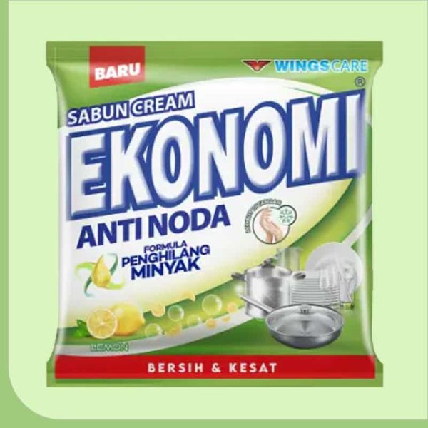 Wings Ekonomi Sabun Cream Anti Noda Lemon 500K