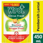 Wipol Pembersih Lantai Karbol Lemon 450 Ml