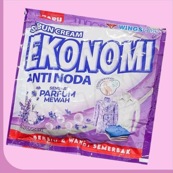 Wings Ekonomi Sabun Cream Anti Noda Lavender 500K