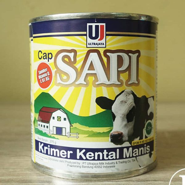 Ultra Jaya Sapi Krimer Kental Manis Can 375Gr