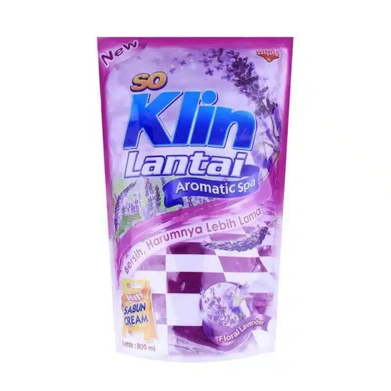 1701475705_1700035828_SO2520KLIN2520P.LT25202520LAVENDER25207702520ML.webp Soklin Pembersih Lantai Lavender Pouch - Gambar 1