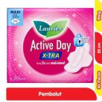 Laurier Active Day Pembalut Wanita Super Maxi Wings 22 cm 20 pcs