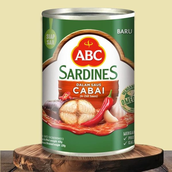 ABC Sardines Saus Cabai 425 g