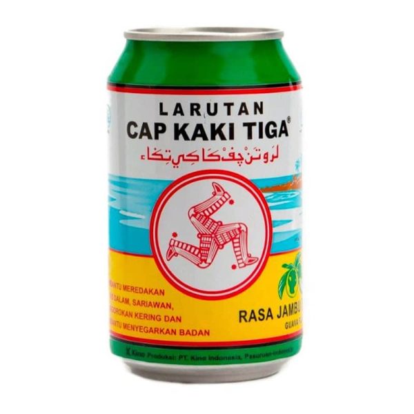 Cap Kaki Tiga Larutan Penyegar Jambu Kaleng 320 ml