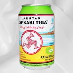 Cap Kaki Tiga Larutan Penyegar Melon Kaleng 320 ml