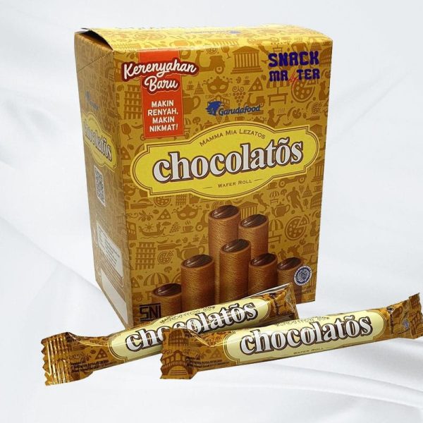 Chocolatos Chocolate Wafer Roll 8.5gr