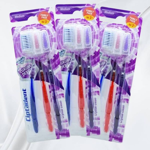 Ciptadent Sikat Gigi Crystal Soft 3s