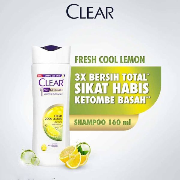 CLEAR Anti Dandruff Shampoo Lemon 160 ml