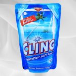 Cling Glass Cleaner Biru Refill 425ml
