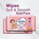 Cussons Baby Wipes Soft & Smooth Dual Pack 45 s