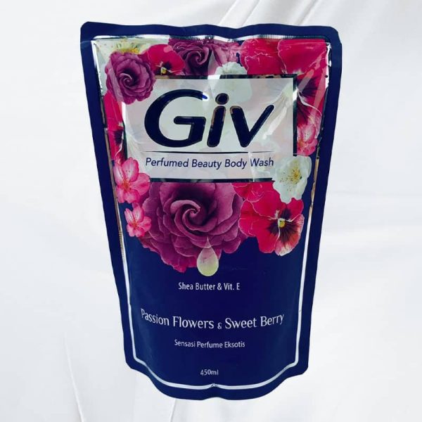 Giv Body Wash Refill Passion Flowers & Sweet Berry 400 ml