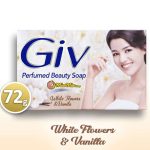 Giv White Bar White flowers & vanilla 72g