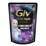 Giv White Hijab Body Wash Shafron & Niacinamide Refill 400 ml