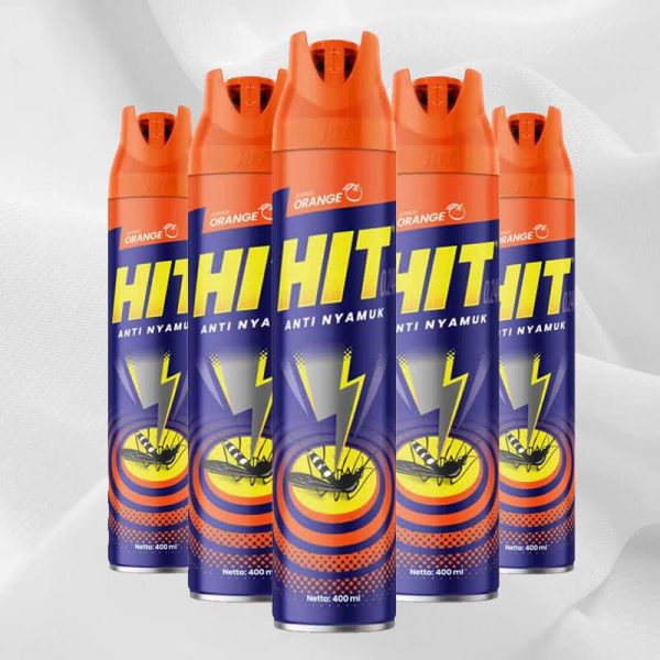 HIT Aerosol Obat Anti Nyamuk Orange 400 ml