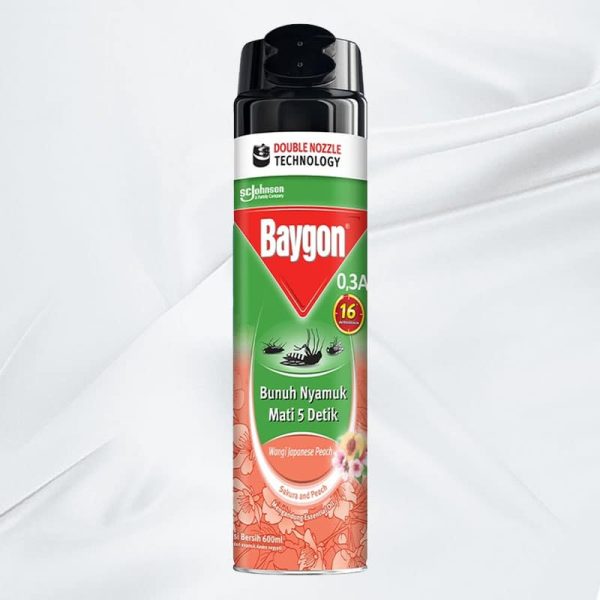 Baygon Aerosol Japanese Peach 600ml
