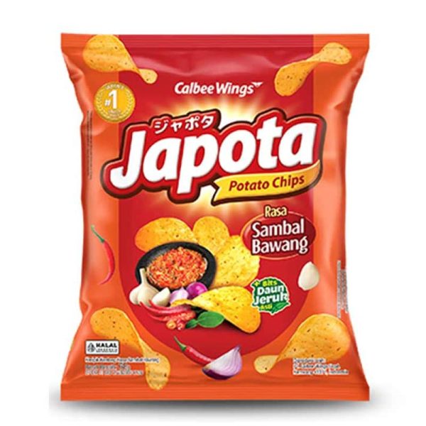 Japota Potato Chips Sambal Bawang 68gr