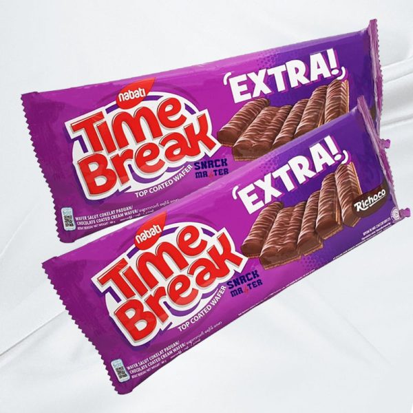 Nabati Time Break Wafer Salut Cokelat Extra 16gr