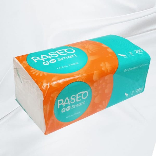 Paseo Go Smart Facial Tissue 2ply 200s