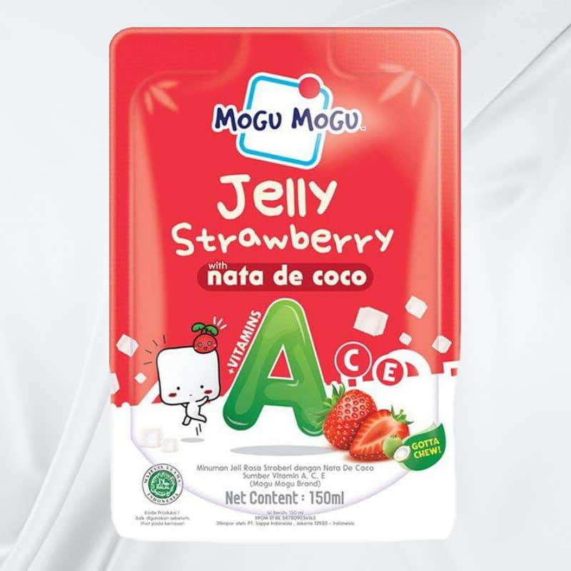 1702141135_Mogu20Mogu20Nata20de20Coco20Jelly20Starbery20150ml.jpg Mogu Mogu Nata de Coco Jelly Starbery 150ml - Gambar 1