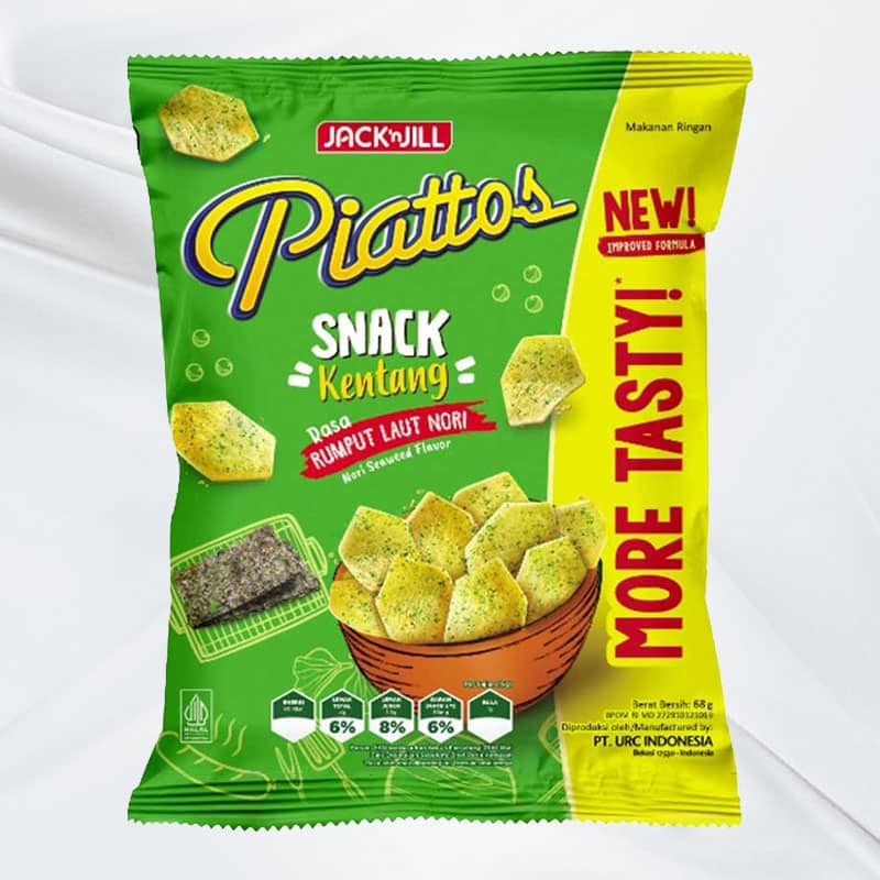 1702170101_Piatos20Snack20Kentang20Rumput20laut20Nori2068g.jpg Piatos Snack Kentang Rumput laut Nori 68g - Gambar 1