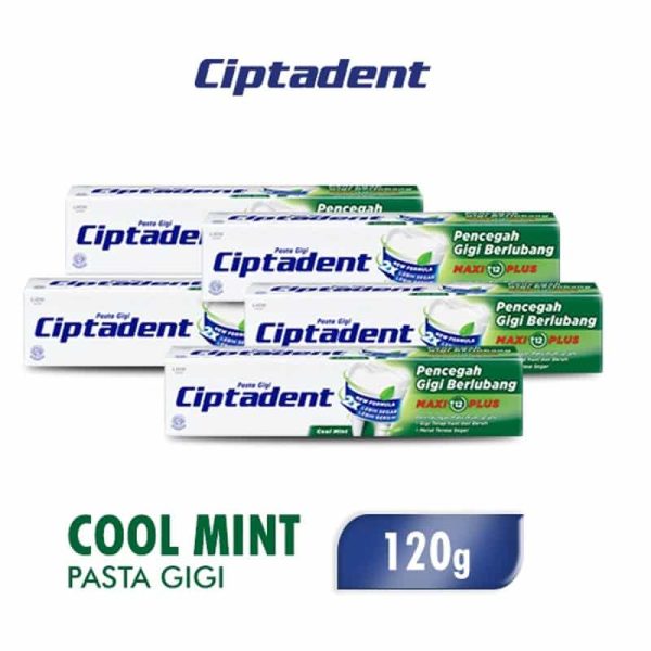 Ciptadent Pasta Gigi Maxi Plus Cool Mint 120gr