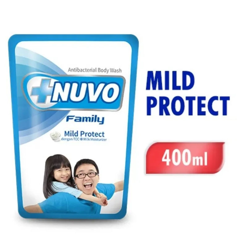 1702179887_Nuvo20Body20Wash20Family20Mild20Protect20400ml-6.jpg Nuvo Body Wash Family Mild Protect 400ml - Gambar 1