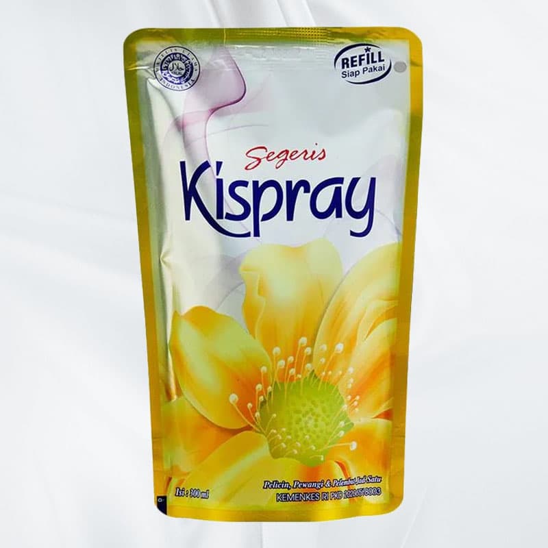 1702180335_Kispray20Pelicin20Pelembut20Pakaian20Segeris20Pouch20300ml-1.jpg Kispray Pelicin Pelembut Pakaian Segeris Pouch 300ml - Gambar 1