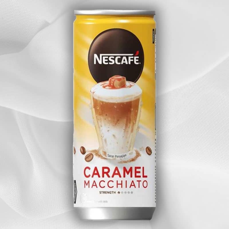 1702310538_NESCAFE20Caramel20Macchiato20Can2022020ml.jpg NESCAFE Caramel Macchiato Can 220 ml - Gambar 1