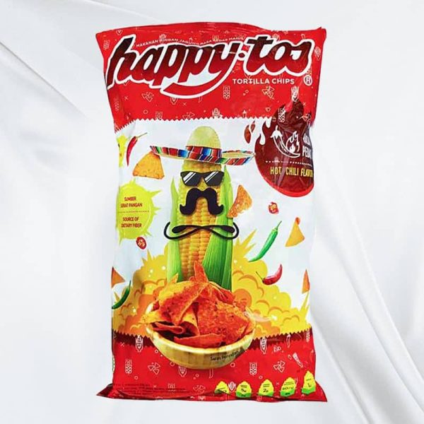 Happytos Tortila Chips Rasa Pedas 140gr