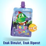 Inaco Jelly Drink Blackcurrant Pouch 120gr