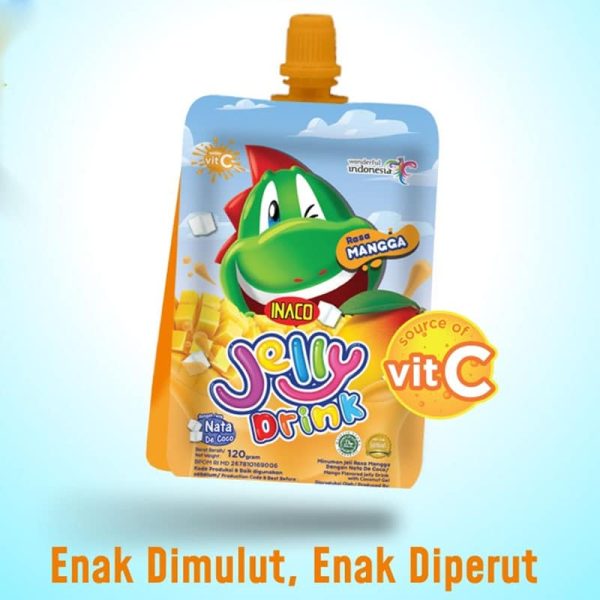 Inaco Jelly Drink Mangga Pouch 120gr