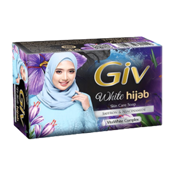 Giv Perfumed Beauty Soap White Hijab 72gr