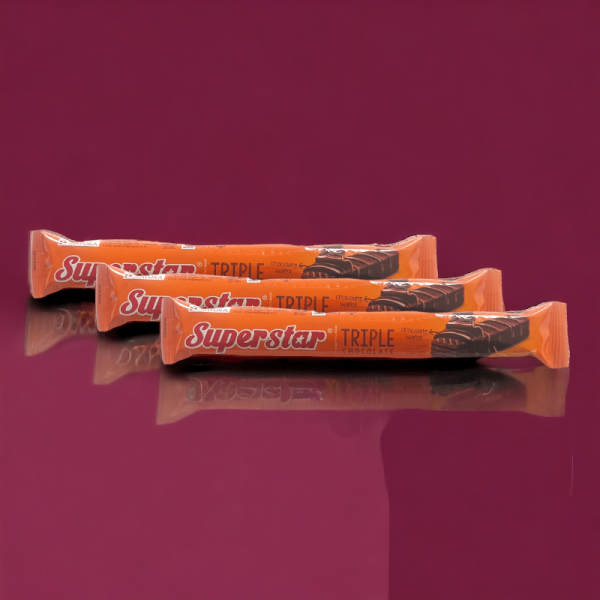 Wafer Superstar Triple Chocolate 16g