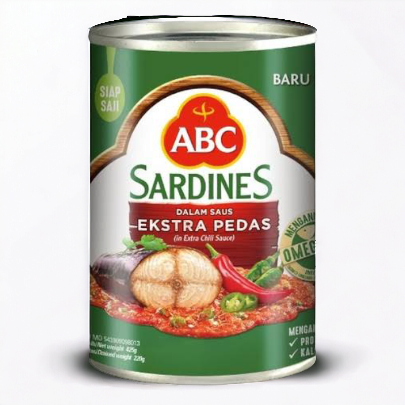 1705293582_PhotoRoom-20240115_113907.png ABC Sardines Saus Extra Pedas 155g - Gambar 1